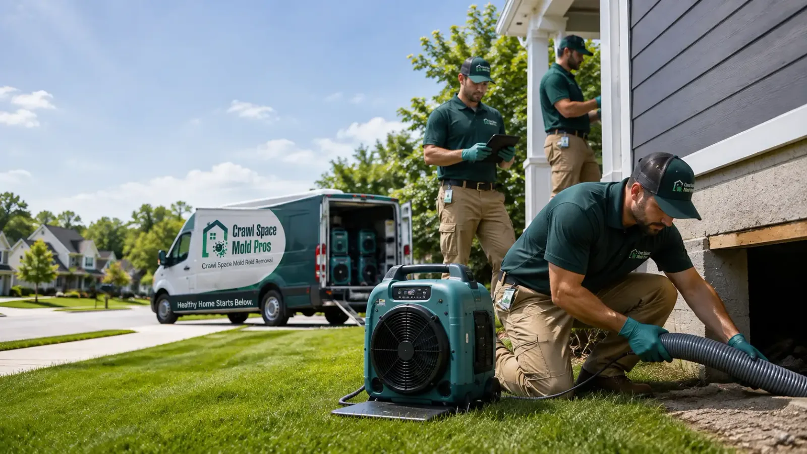 Crawl Space Mold Removal in Brownsburg, VA